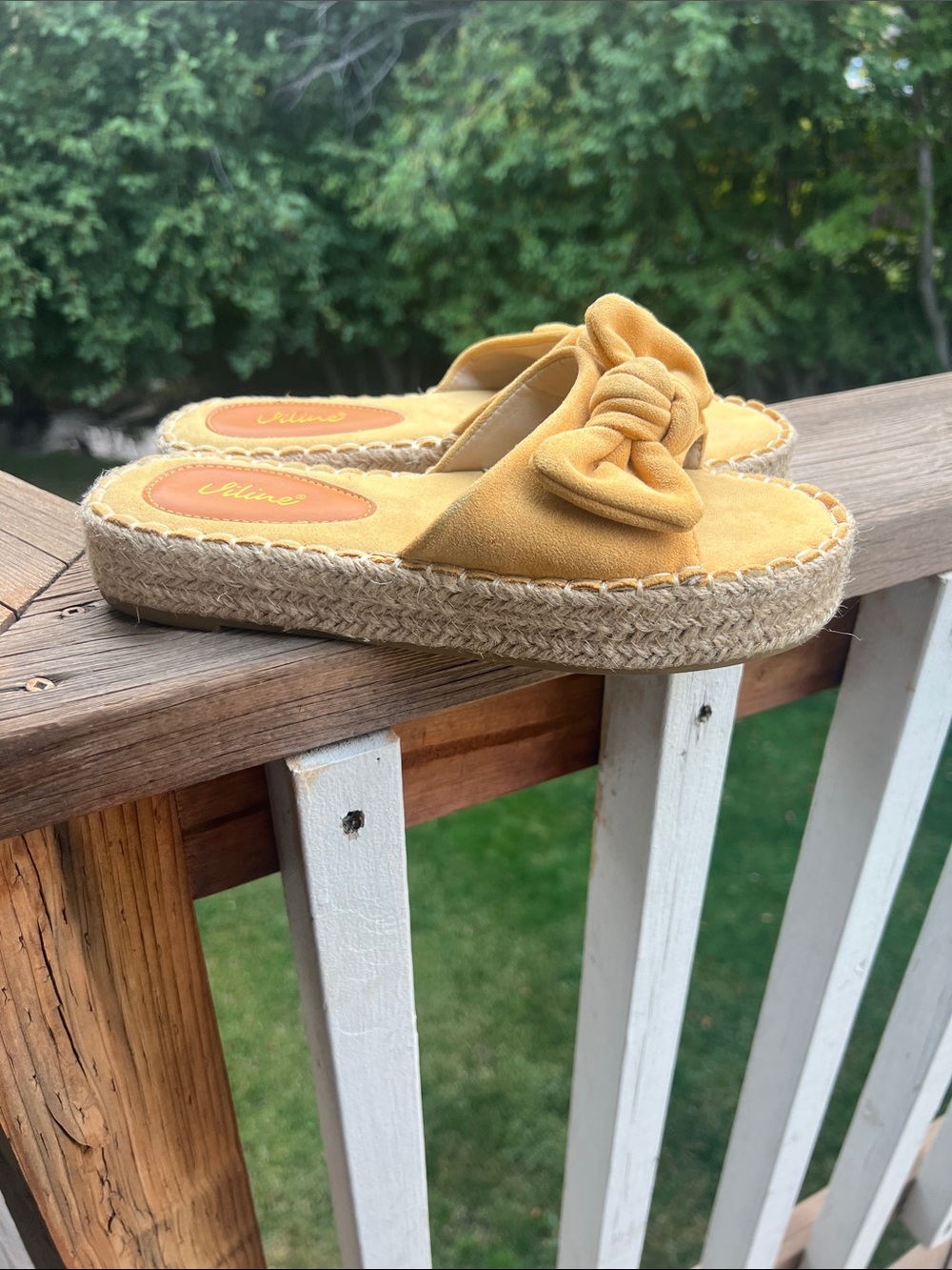 Viline suede slides/espardrilles
